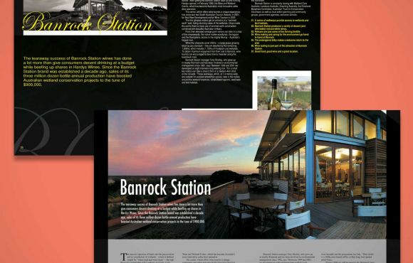 Banrock Station (magazine spread)