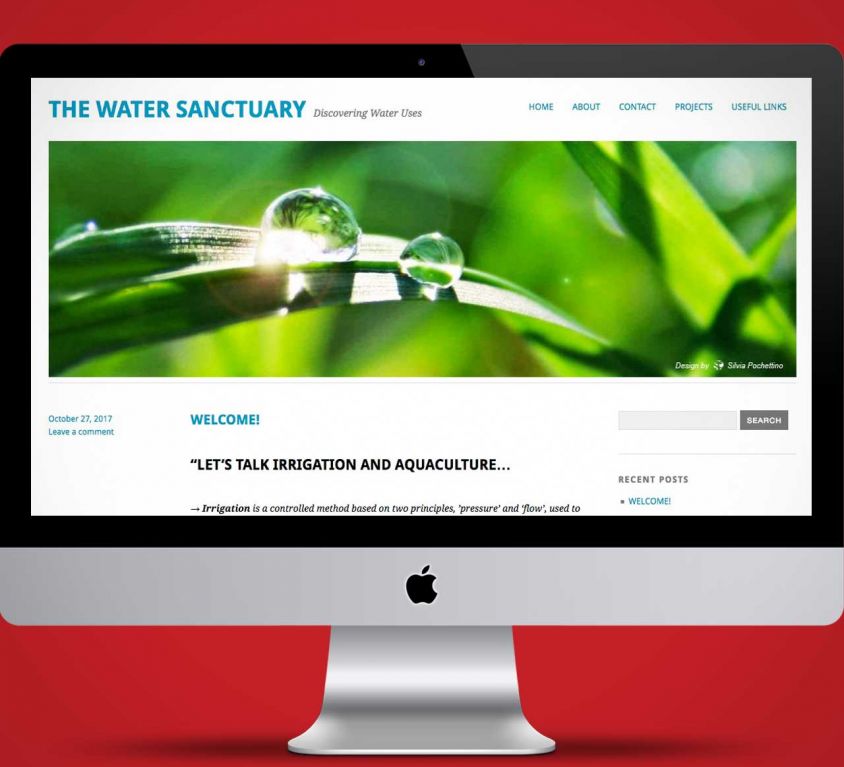 The Water Sanctuary website